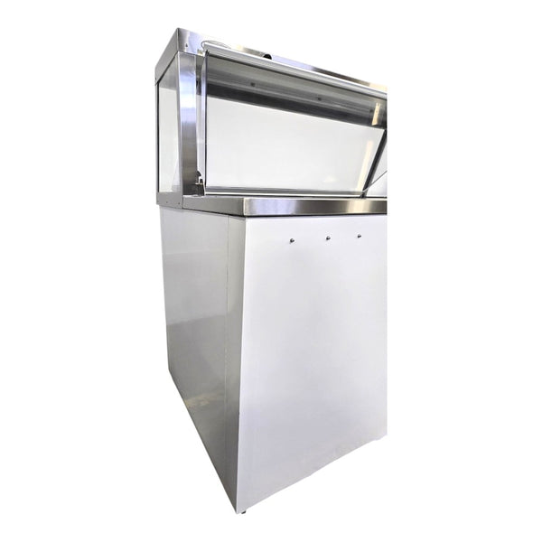 Bulldog Chef DPC46-HC Ice Cream Dipping Cabinet with Racks- 47" - 8 Can