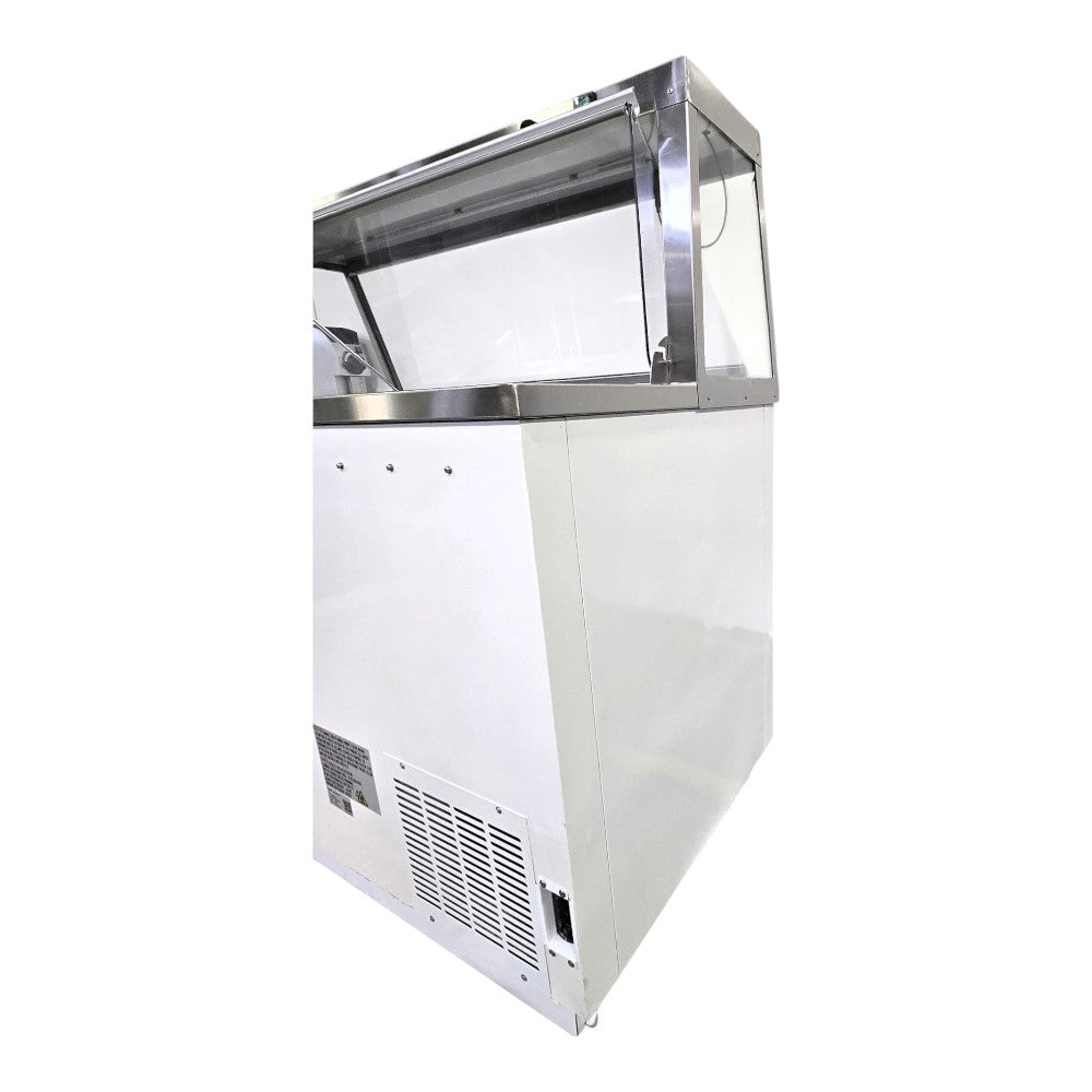 Bulldog Chef DPC46-HC Ice Cream Dipping Cabinet with Racks- 47 inch - 8 Can