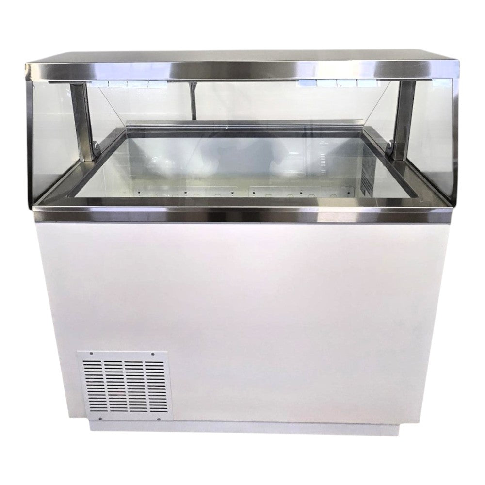 Bulldog Chef DPC46-HC Ice Cream Dipping Cabinet with Racks- 47 inch - 8 Can