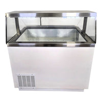 Bulldog Chef DPC46-HC Ice Cream Dipping Cabinet with Racks- 47" - 8 Can