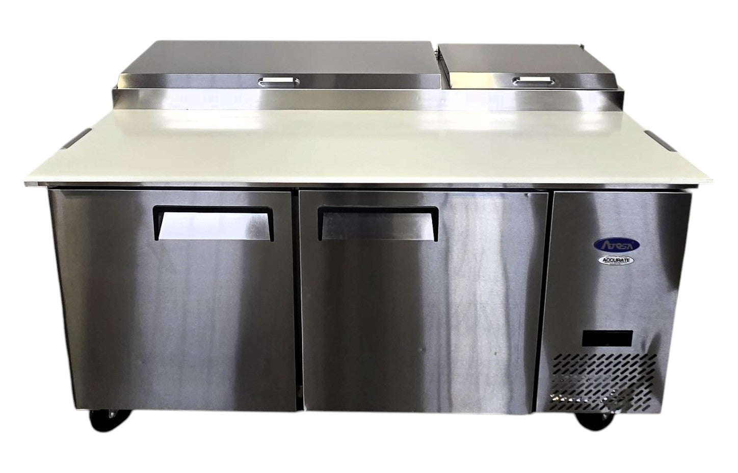 Atosa MPF8202GR  Refrigerated Pizza Prep Table - 2 Door - 67