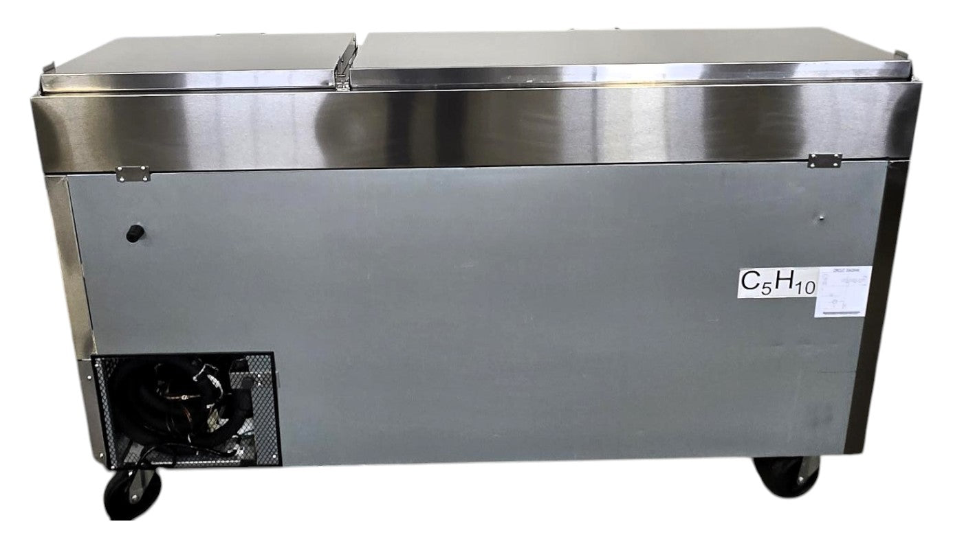 Atosa MPF8202GR  Refrigerated Pizza Prep Table - 2 Door - 67
