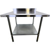 Custom Table 30 x 36 Work Table with Backsplash