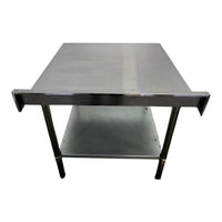 Custom Table 30 x 36 Work Table with Backsplash