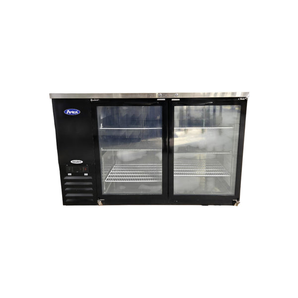 Atosa SBB59GGR Back Bar Cooler - 2 Glass Door - 59 Inch