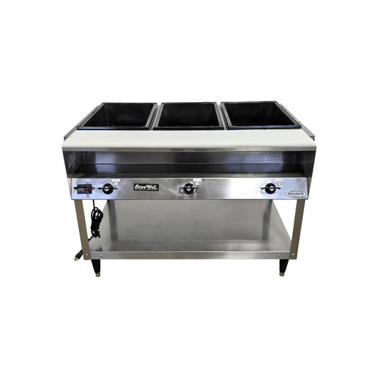 Vollrath 38117 3 Pan Electric Hot Food Table