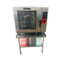 Vulcan TCM61G Combi Oven with Stand - Nat Gas