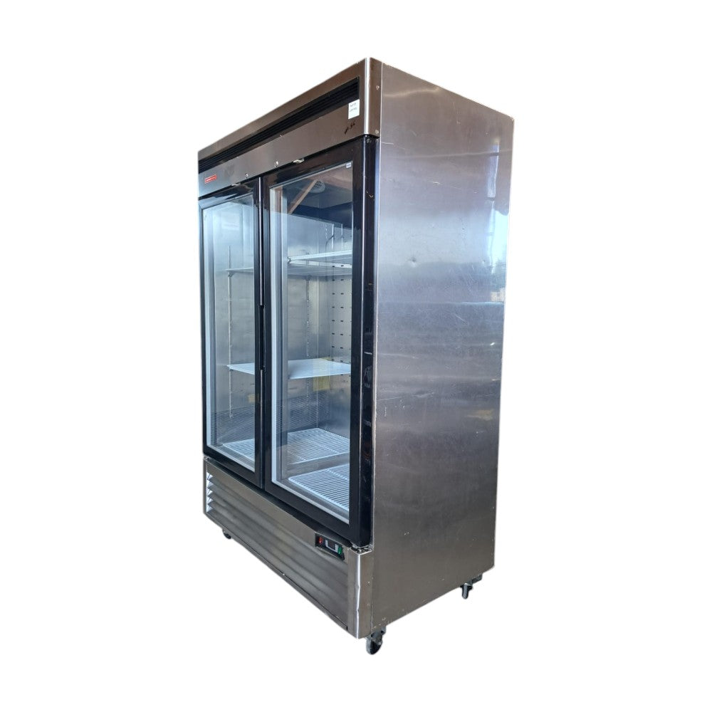 Cardinal CSSR2G Upgright Glass Refrigerator - 2 Door (Cosmetic Damage)