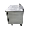 TRUE TWT-48-HC Worktop Refrigerator with Backsplash -  2 Solid Door - 48 Inch