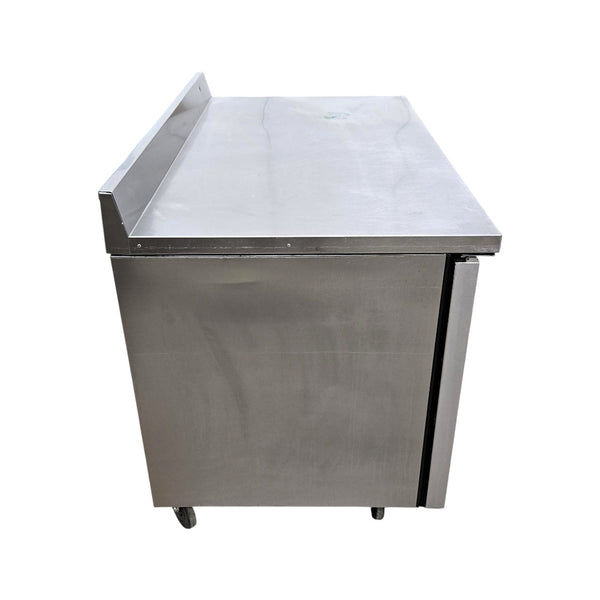 TRUE TWT-48-HC Worktop Refrigerator with Backsplash -  2 Solid Door - 48 Inch