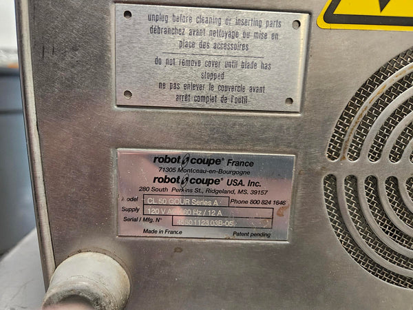 Robot Coupe CL50 - Food Processor