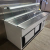Igloo ESCD67 Refrigerated Salad Table with Curved Front Glass