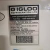 Igloo ESCD67 Refrigerated Salad Table with Curved Front Glass
