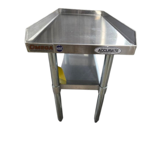 Omega  Stainless Steel Equipment Stand - 24 x 30