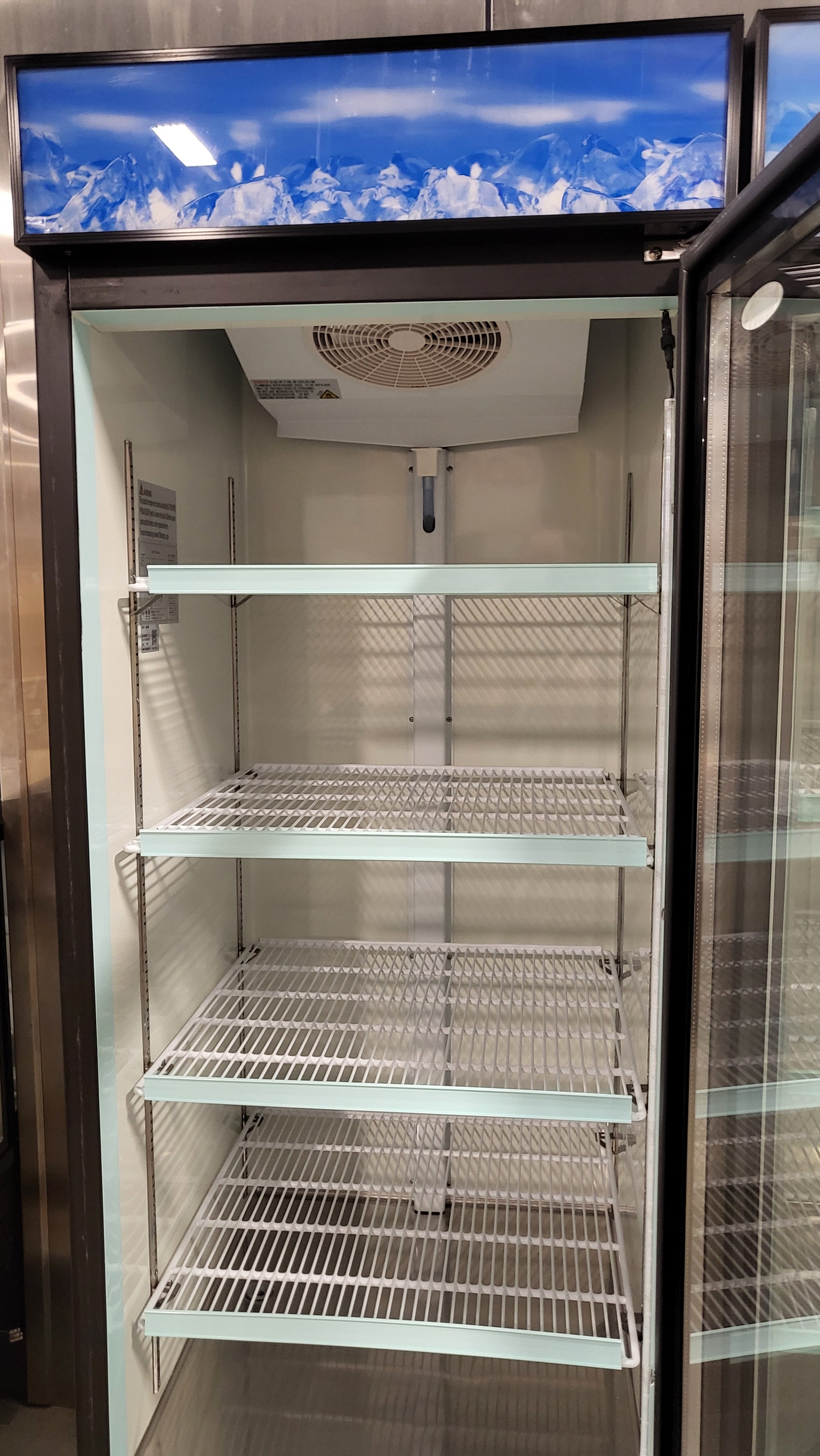 Canco MR-648 Single Swing Door Display Refrigerator