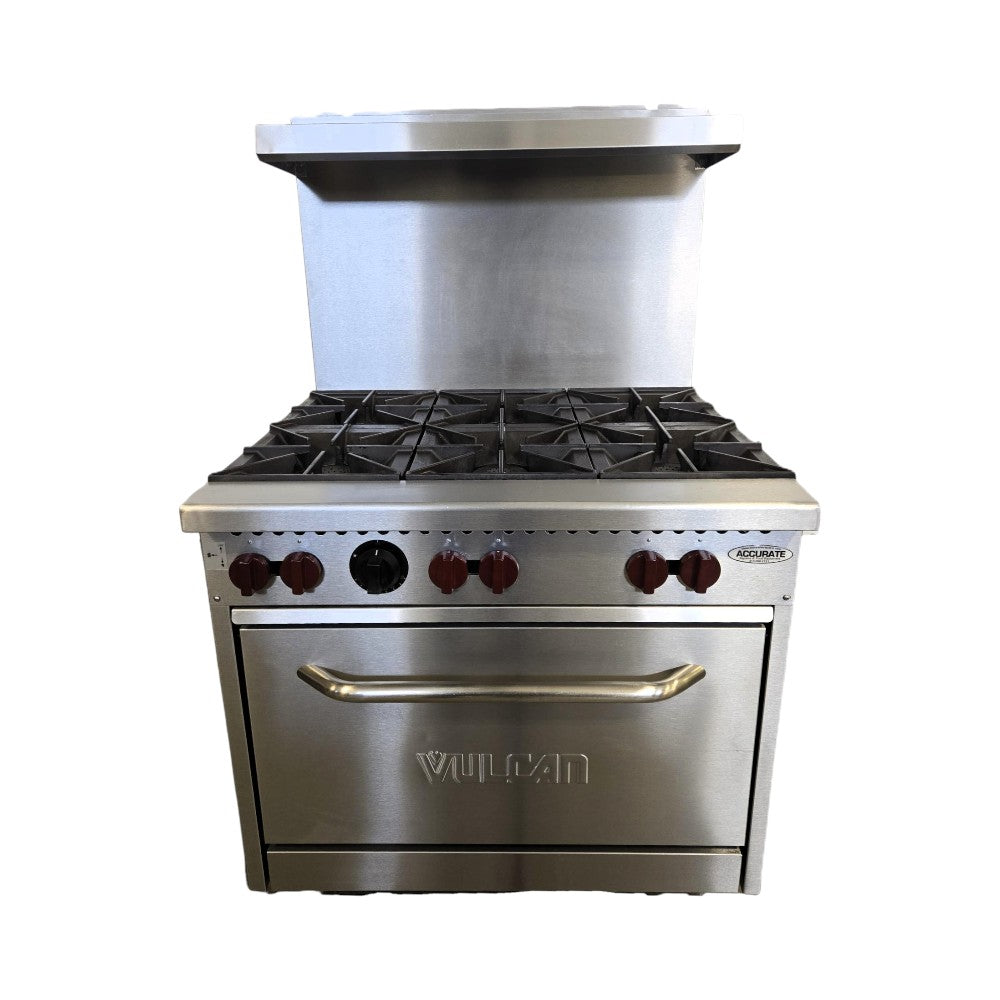 Vulcan SX36 6  Open Burner Range - Natural Gas