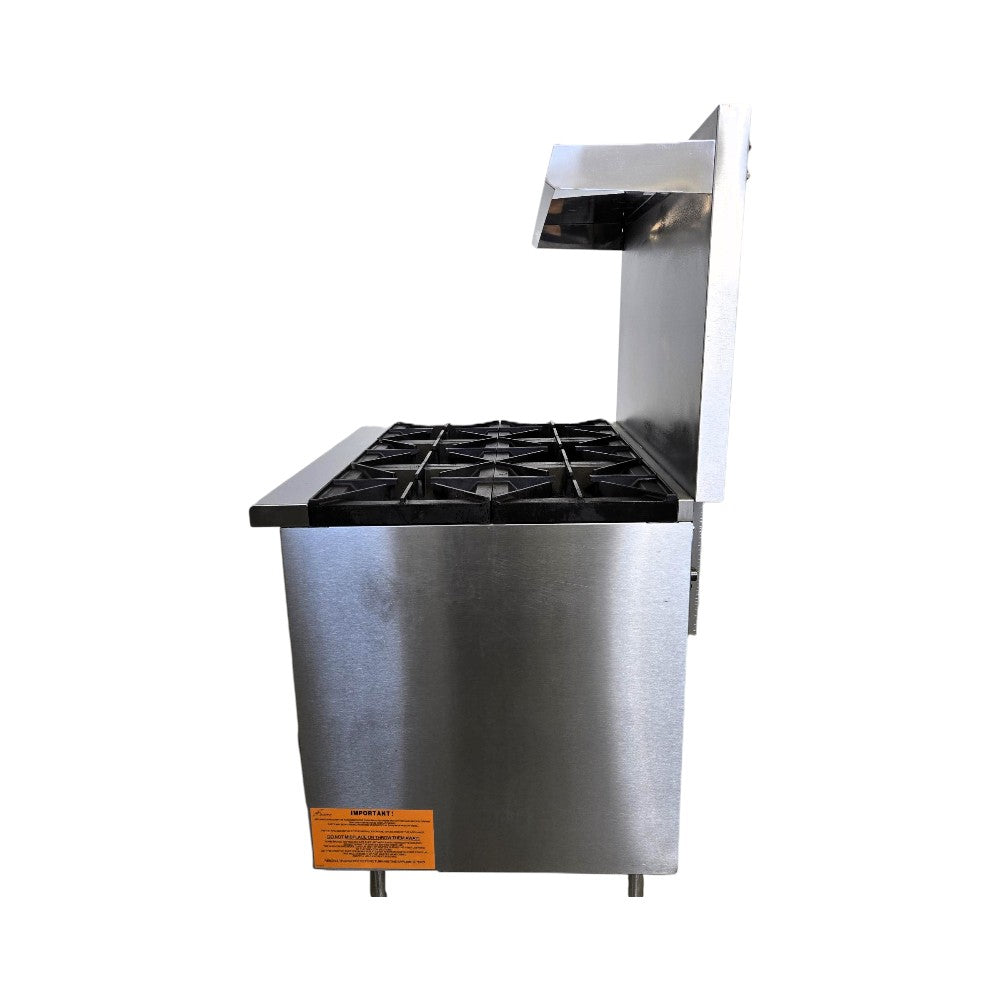 Vulcan SX36 6  Open Burner Range - Natural Gas