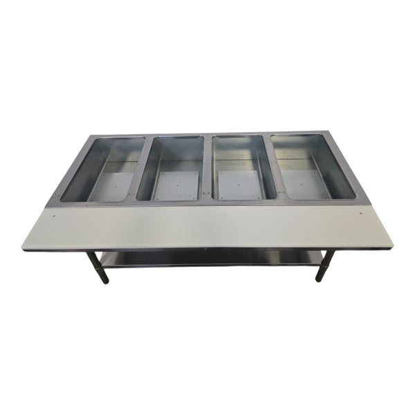 Omcan FW-CN-0004-NG Steam Table with Cutting Board - Natural Gas