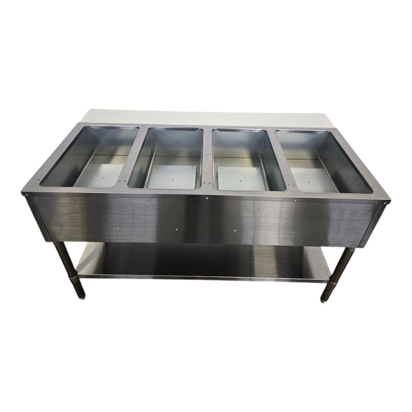 Omcan FW-CN-0004-NG Steam Table with Cutting Board - Natural Gas