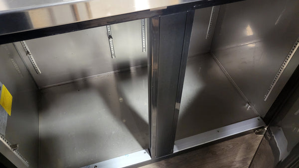 Hoshizaki BB59 Black Back Bar Refrigerator Solid Swing Doors