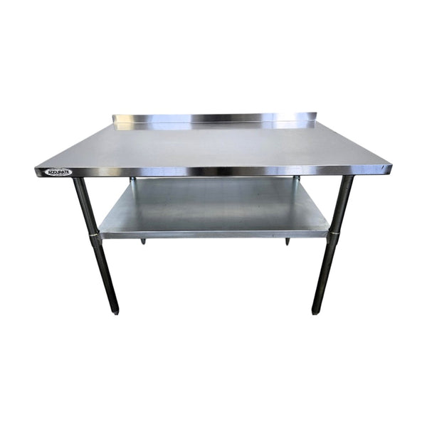 Work Table with 2 Inch Backsplash - 30 X 48