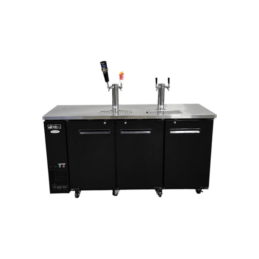 EFI CBBDD3-72CC - 3 Solid Door Draft Beer Cooler