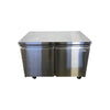 Danair UUC48R-E-HC Undercounter Refrigerator - 2 Solid Door - 48''