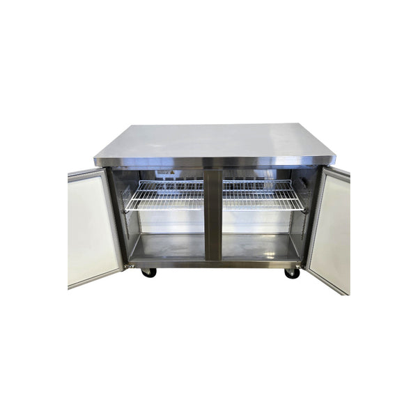 Danair UUC48R-E-HC Undercounter Refrigerator - 2 Solid Door - 48''