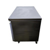 Danair UUC48R-E-HC Undercounter Refrigerator - 2 Solid Door - 48''