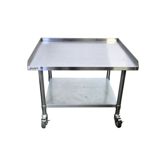 Omega  Stainless Steel Equipment Stand with Wheels - 30 x 36''