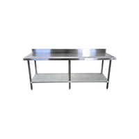 Stainless Steel Worktable - 84 x 30''