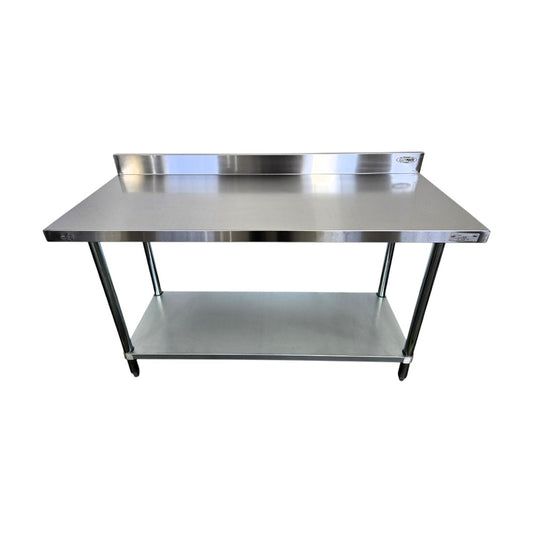EFI TB2460 Work Table with Backsplash - 24 X 60 Inch