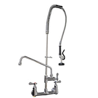 Thorinox WM200-S12 Wall-Mounted Pre-Rinse Assembly with 55'' Stainless Steel Hose & Faucet
