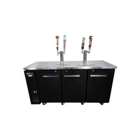 EFI CBBDD3-72CC - 3 Solid Door Draft Beer Cooler