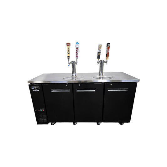 EFI CBBDD3-72CC - 3 Solid Door Draft Beer Cooler