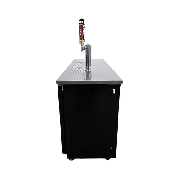 EFI CBBDD3-72CC - 3 Solid Door Draft Beer Cooler