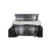 EFI CSDR2-48VC Refrigerated Prep Table - 2 Solid Door - 48 Inch