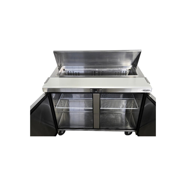 EFI CSDR2-48VC Refrigerated Prep Table - 2 Solid Door - 48 Inch