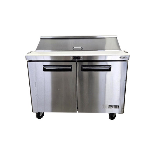 EFI CSDR2-48VC Refrigerated Prep Table - 2 Solid Door - 48 Inch
