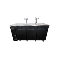 EFI CBBDD3-72CC - 3 Solid Door Draft Beer Cooler