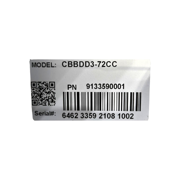 EFI CBBDD3-72CC - 3 Solid Door Draft Beer Cooler