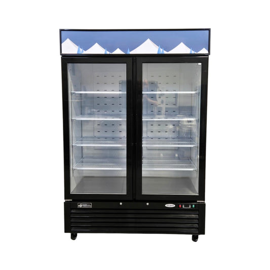 EFI C2-54GDVC Refrigerated Merchandiser - 2 Glass Door - 54 Inch