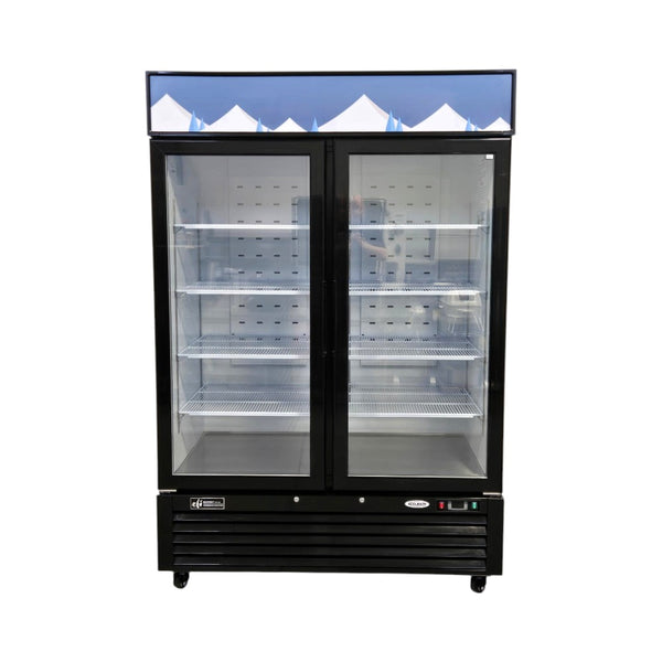 EFI C2-54GDVC Refrigerated Merchandiser - 2 Glass Door - 54 Inch