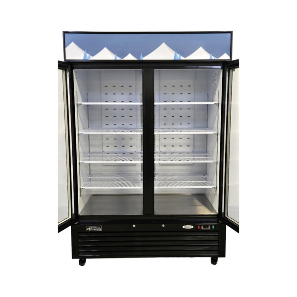 EFI C2-54GDVC Refrigerated Merchandiser - 2 Glass Door - 54 Inch