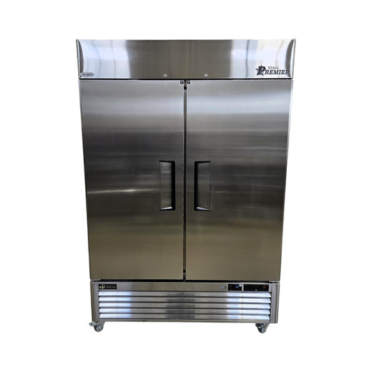 EFI F2-54VC Reach in Freezer - 2 Solid Door - 54 Inch