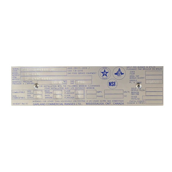 Garland GD-24G Countertop Griddle - Propane