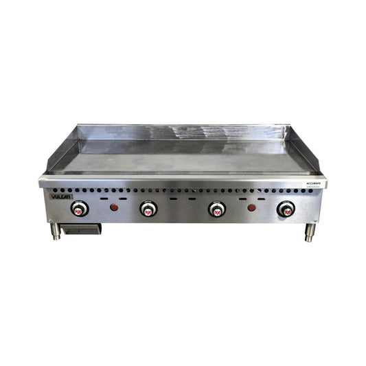 Vulcan VCRG48-TI Griddle with Thermostatic Control - Nat Gas - 48''
