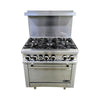 Fuego KF-R36 6 Burner Range - Nat Gas