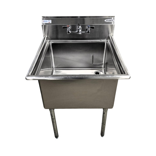 Omcan 22112 Sink with Faucet - 24'' X 24''