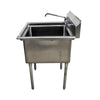 Omcan 22112 Sink with Faucet - 24'' X 24''